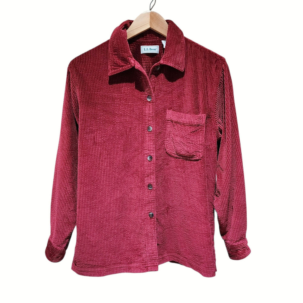 L.L. Bean Top Corduroy Button Down Shirt